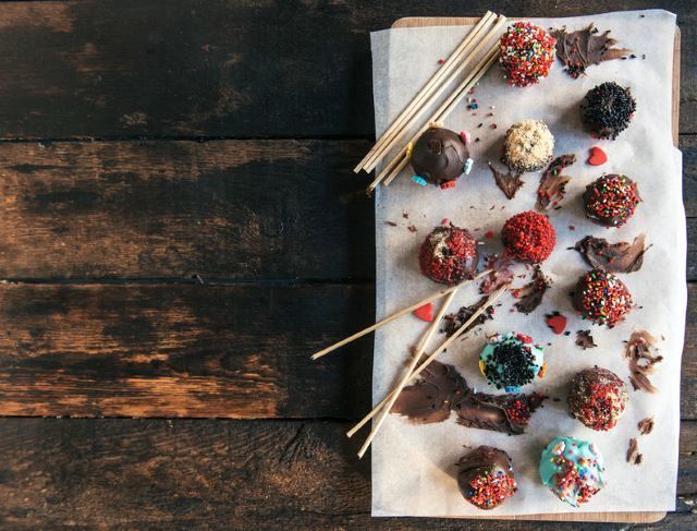 Cake Pop Fails Cake Pop Fails on wax paper.