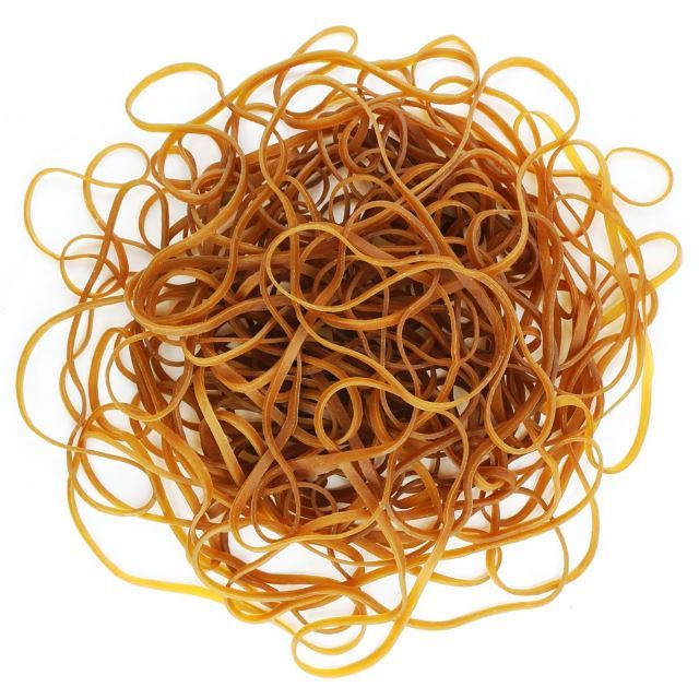 Rubber bands.