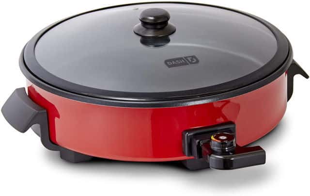 Dash Round Electric Skillet Dash Round Electric Skillet on white background.