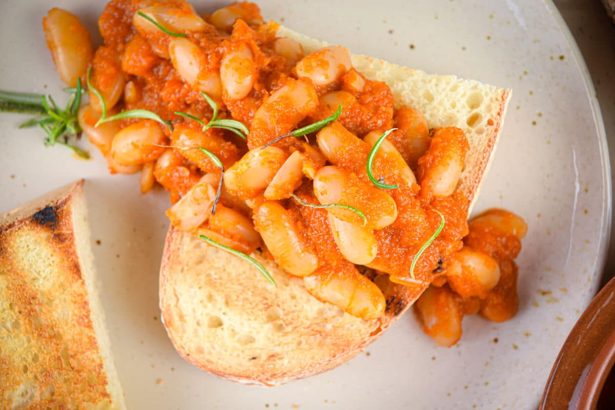 British beans on toast.