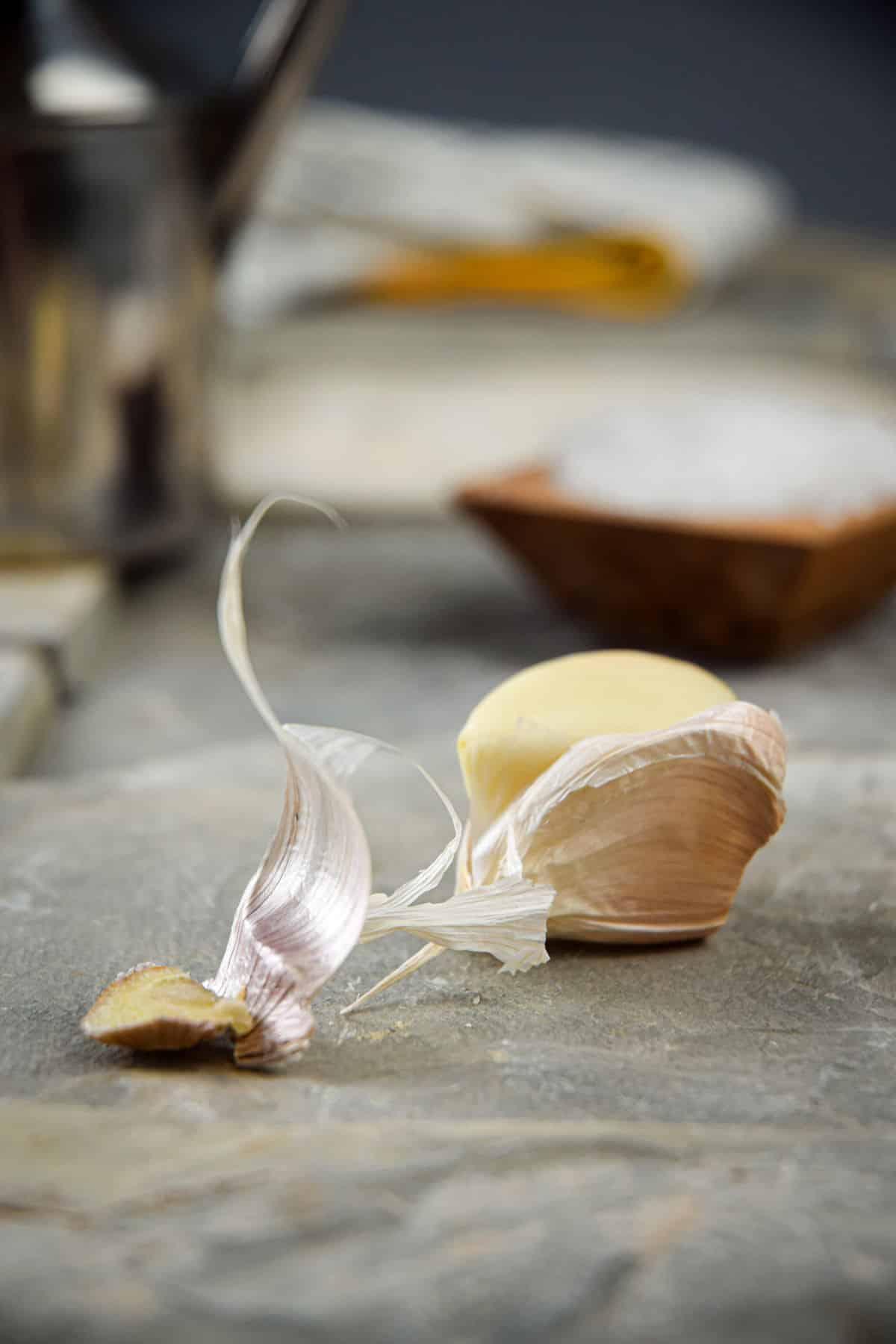Clove of garlic.