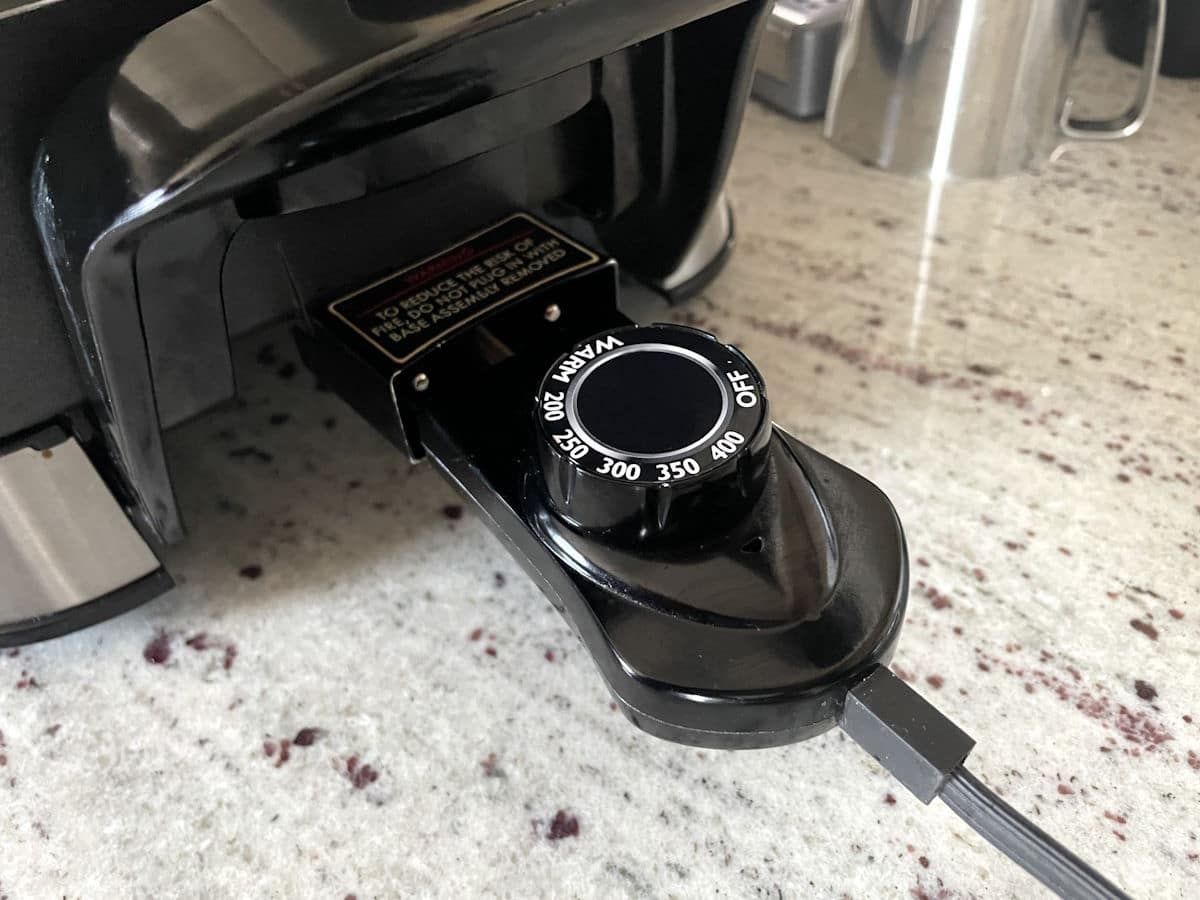 hamilton beach removable plug Electric skillet temperature control plug.