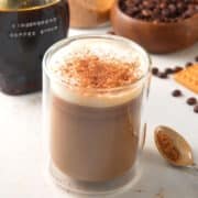 Gingerbread latte and gingerbread coffee syrup.