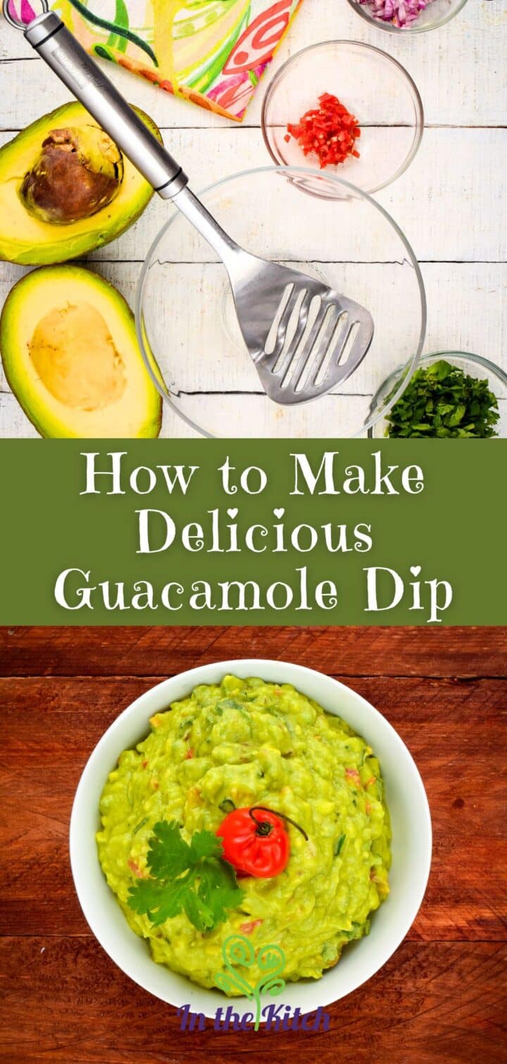 Guacamole in a bowl.