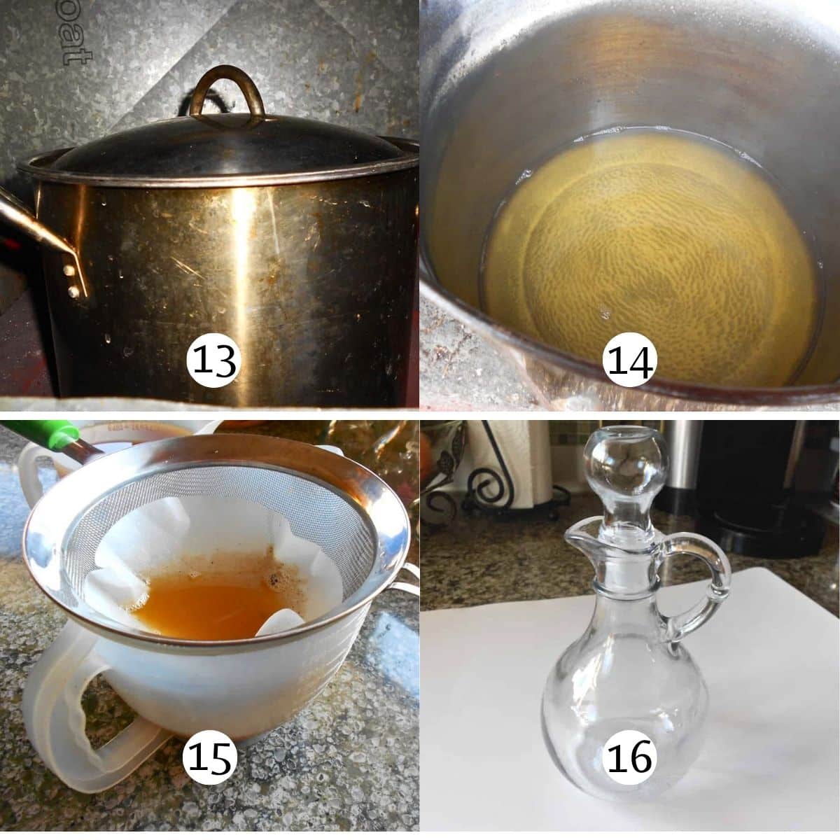 Image collage of making maple syrup.