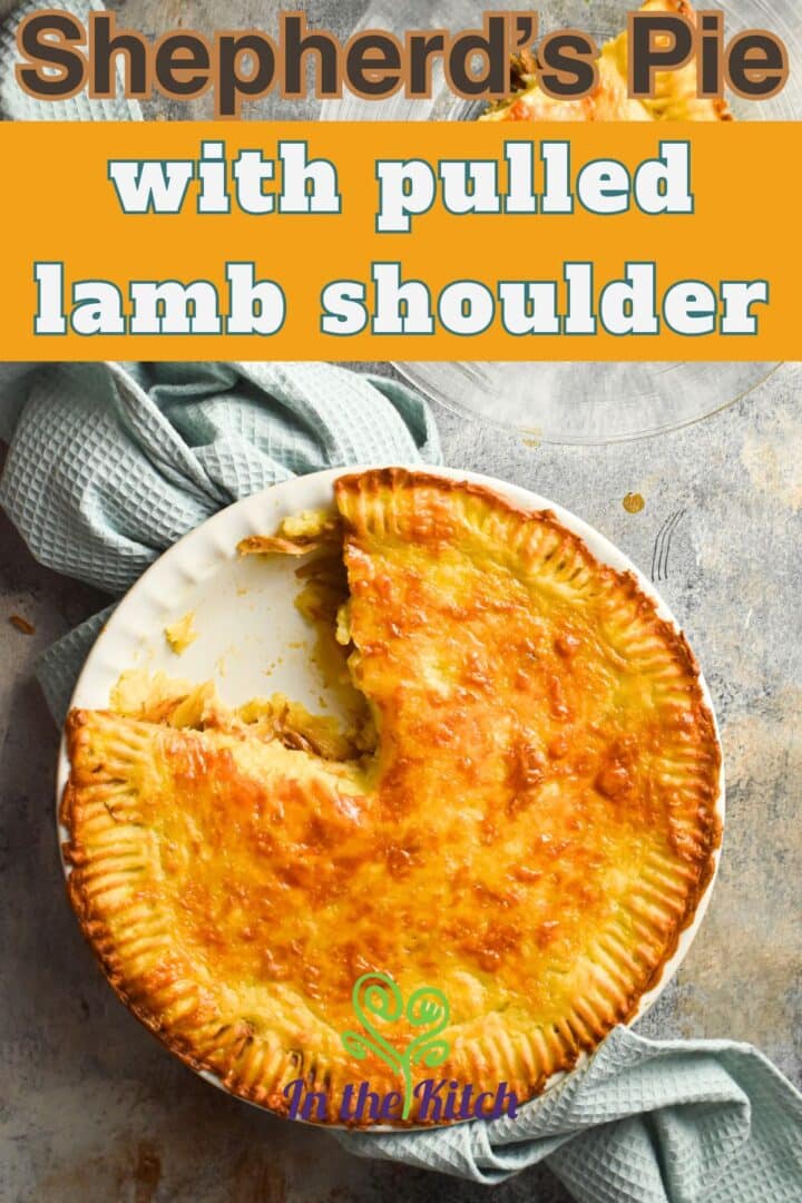 Shepherd's pie with lamb.