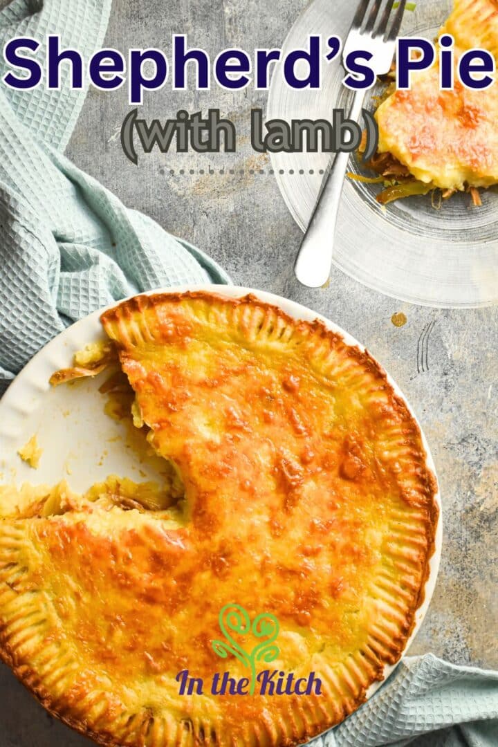 Shepherd's pie with lamb.