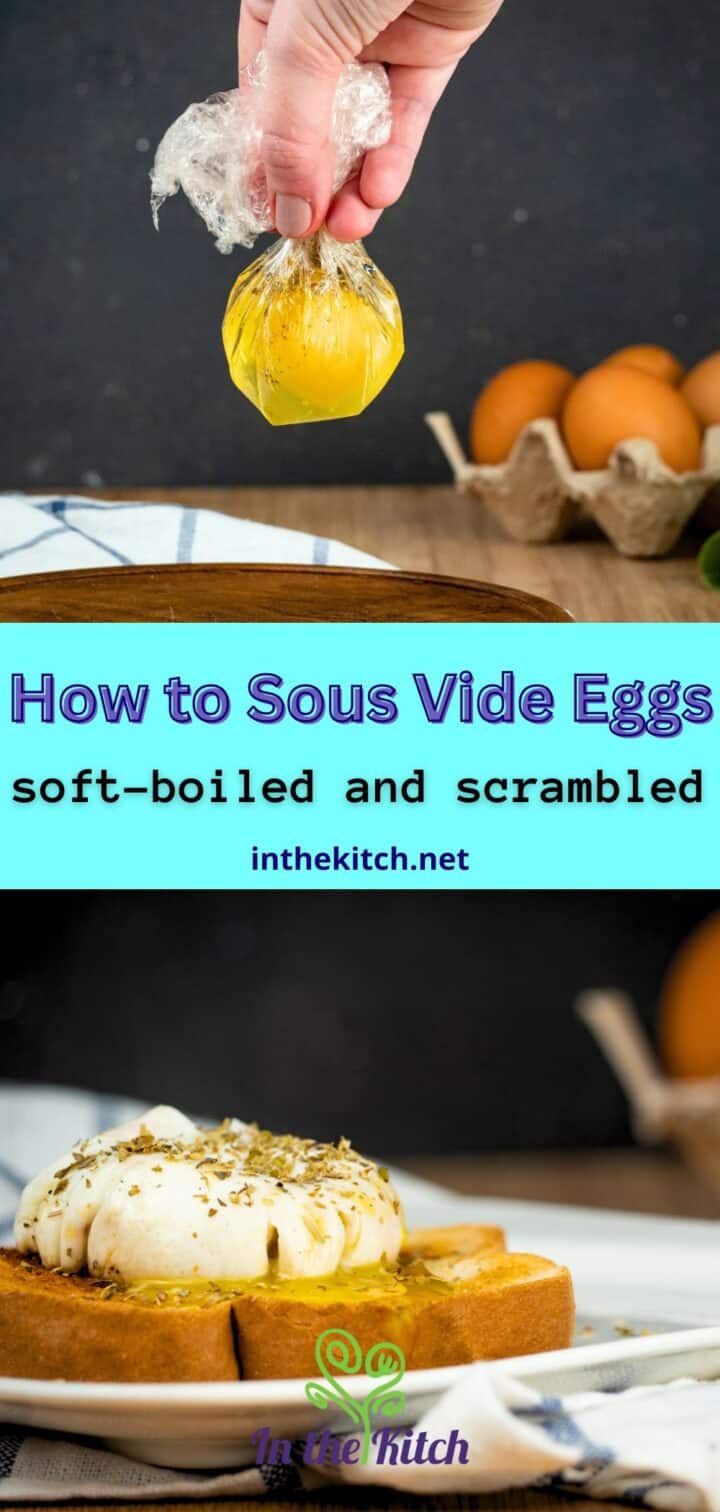 Sous vide eggs.