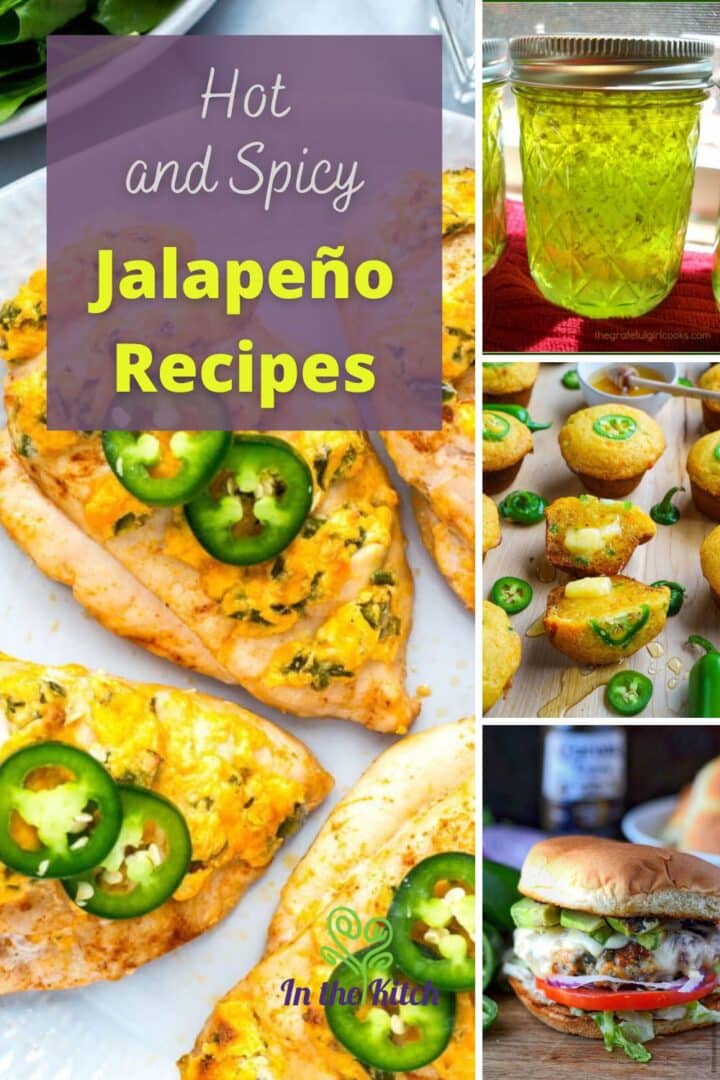 Image collage of jalapeno recipes.