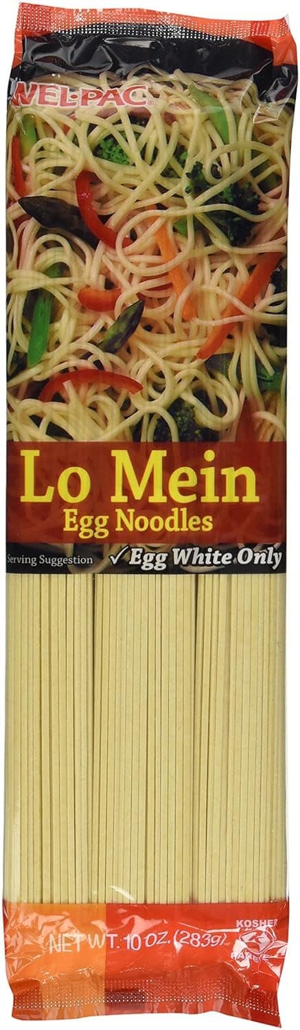 Lo mein noodles.
