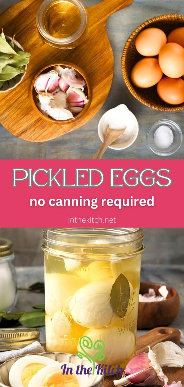 Pickled eggs.