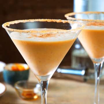 Pumpkin martinis.