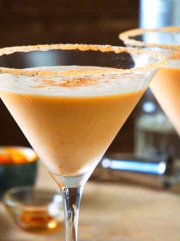 Pumpkin martinis.